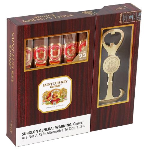 Saint Luis Rey Carenas Toro 5-Cigar Sampler with Bottle Opener