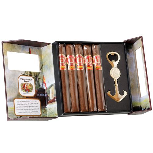 Saint Luis Rey Carenas Toro 5-Cigar Sampler with Bottle Opener