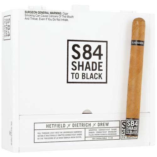 Blackened Cigars by Drew Estate S84 Shade to Black Corona Doble 7  * 50