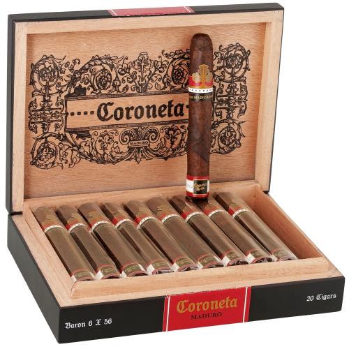Crowned Heads Coroneta Maduro Baron 6  * 56, Box of 20