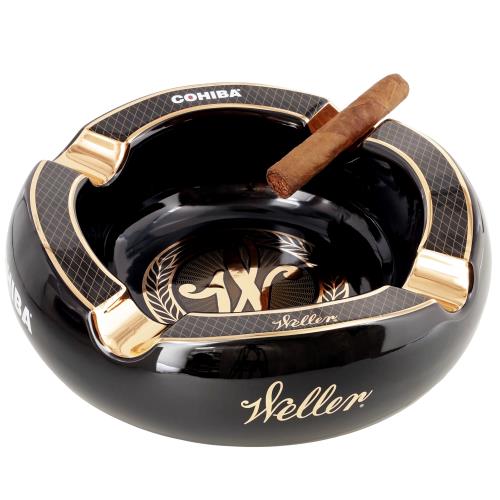 Weller by Cohiba Black 4-Cigar Ashtray