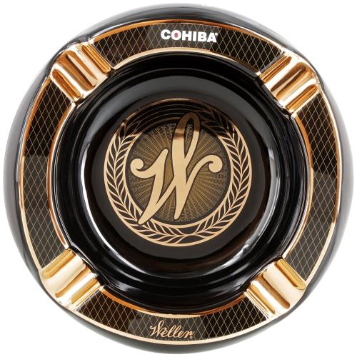 Weller by Cohiba Black 4-Cigar Ashtray