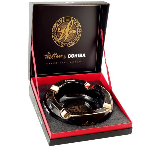 Weller by Cohiba Black 4-Cigar Ashtray