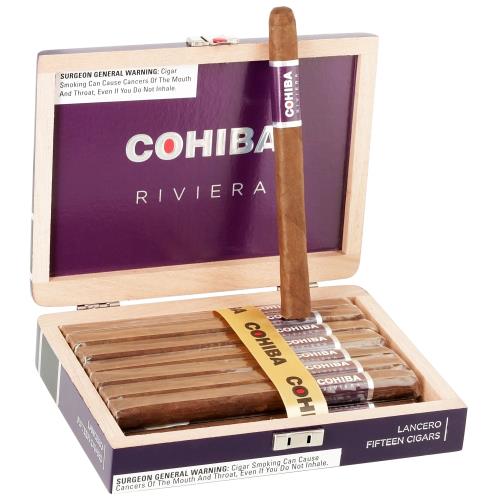 Cohiba Riviera Lancero Box-Pressed 7  * 38, Box of 15