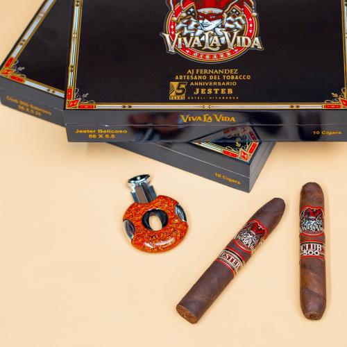 Viva La Vida 5th Anniversary Jester Belicoso 5 1/2 * 56