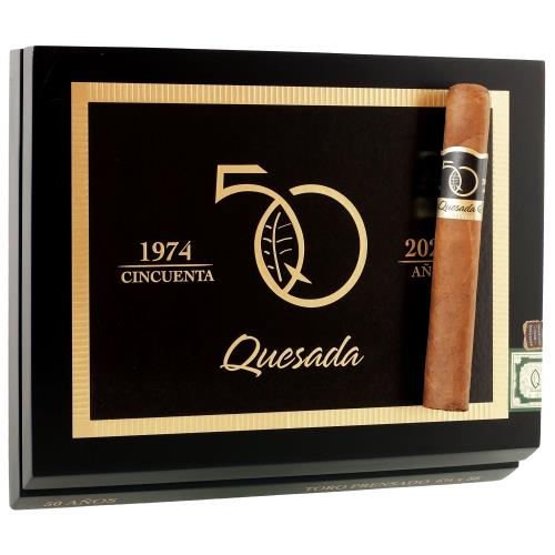 Quesada 50th Anniversary Toro Prensado 6 1/4 * 56, Box of 10