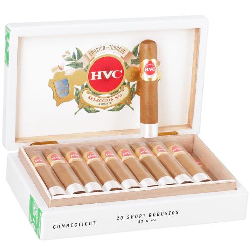 HVC Seleccion No.1 Connecticut Short Robusto 4 1/2 * 52, Box of 20