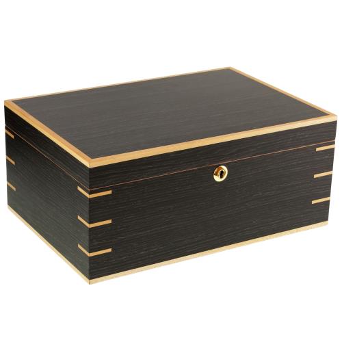 Messenia Desktop Humidor, Grey Oak