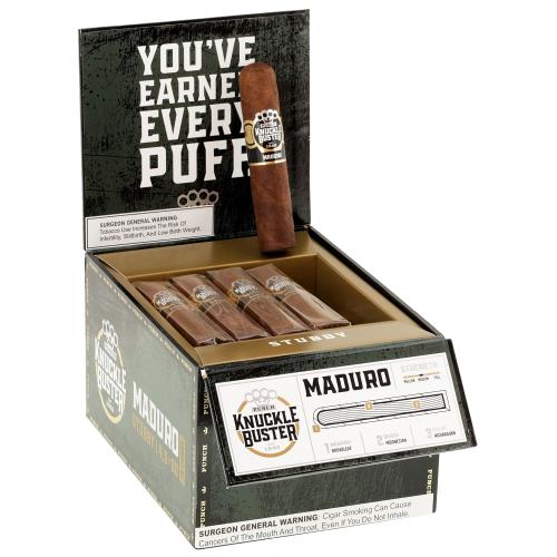 Punch Knuckle Buster Maduro Stubby 4 1/2 * 60, Box of 20