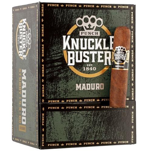 Punch Knuckle Buster Maduro Stubby 4 1/2 * 60, Box of 20