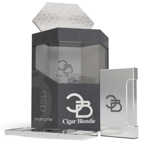 Cigar Blondie Lighter and Cutter Set