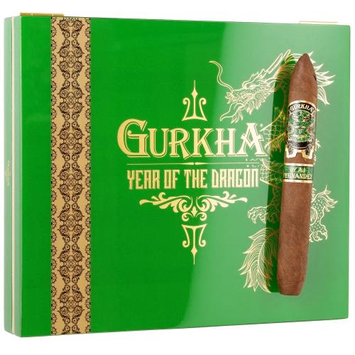 Gurkha Year of the Dragon 2024 by AJ Fernandez 6 5/8 * 52, Box of 10