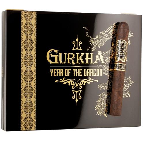 Gurkha Year of the Dragon 2024 by EP Carrillo 6 5/8 * 54, Box of 10