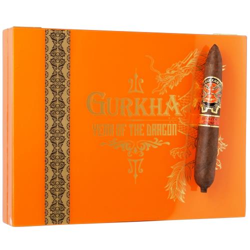 Gurkha Year of the Dragon 2024 by Oliva 6 1/2 * 60, Box of 10