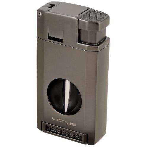 Lotus Excalibur Double Torch Lighter with V-Cutter