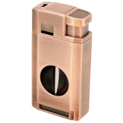 Lotus Excalibur Double Torch Lighter with V-Cutter
