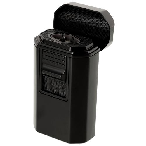 Cutlass V-Cut Table Lighter with Punch, Black Matte