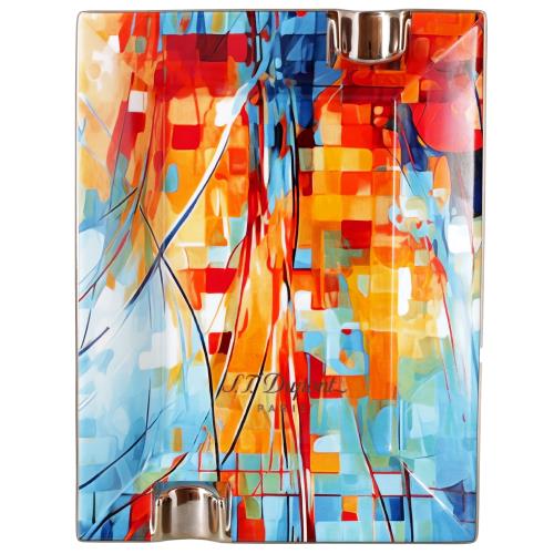 S.T. Dupont 2-Cigar Porcelain Ashtray Graff ty Collection