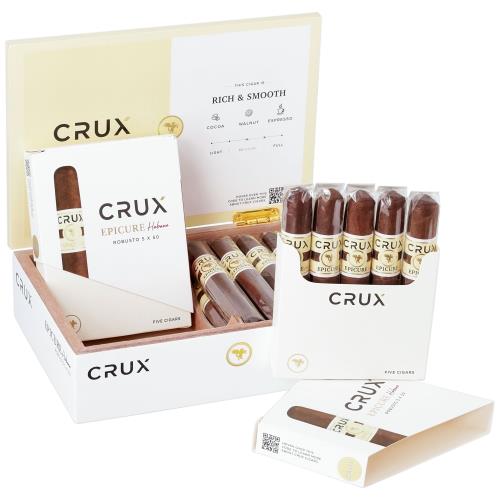 Crux Epicure Habano Robusto 5  * 50, Box of 20