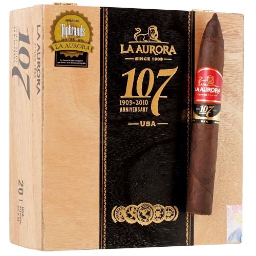 La Aurora 107 Maduro Belicoso 6 1/4 * 52