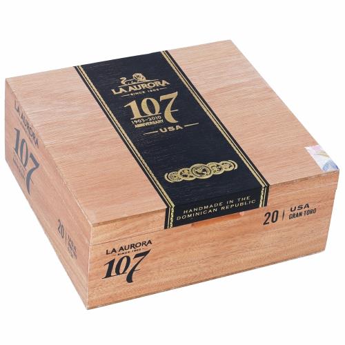 La Aurora 107 Maduro Gran Toro 6  * 58, Box of 20