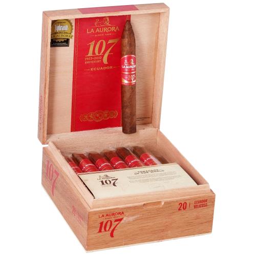 La Aurora 107 Ecuador Belicoso 6 1/4 * 52