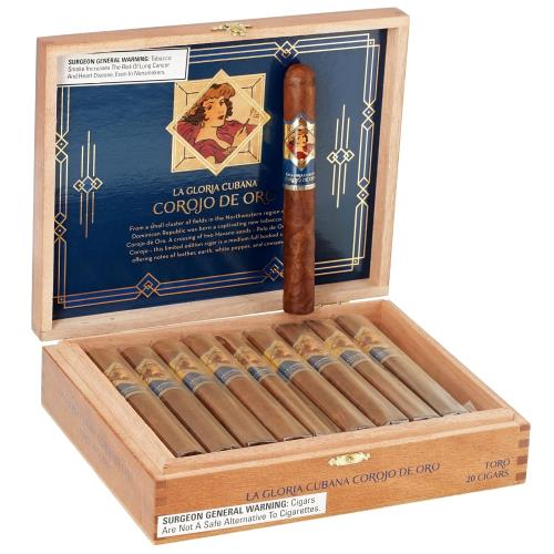 La Gloria Cubana Corojo de Oro Limited Edition Toro 6  * 50, Box of 20