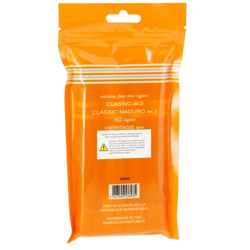 AVO Core Toro Selection 4-Cigar Sampler Fresh Pack