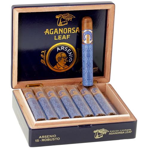 Aganorsa Leaf Arsenio Robusto 5 1/4 * 54, Box of 15