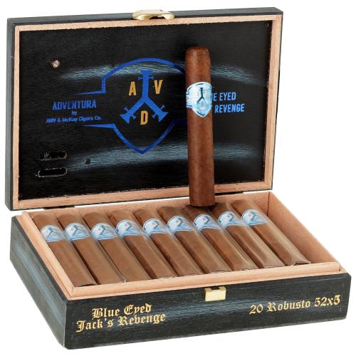 ADVentura Blue Eyed Jack s Revenge Robusto 5  * 52, Box of 20
