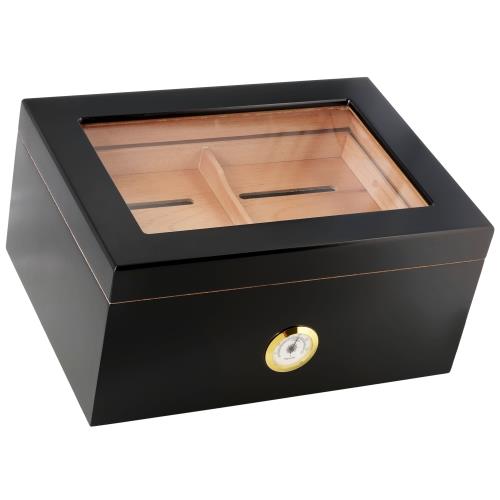 100-Cigar Black Bally Humidor BALLY BLACK