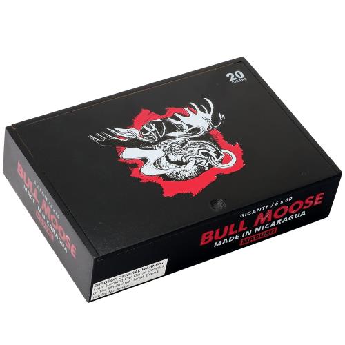 Chillin  Moose Bull Moose Maduro Gigante 6  * 60, Box of 20