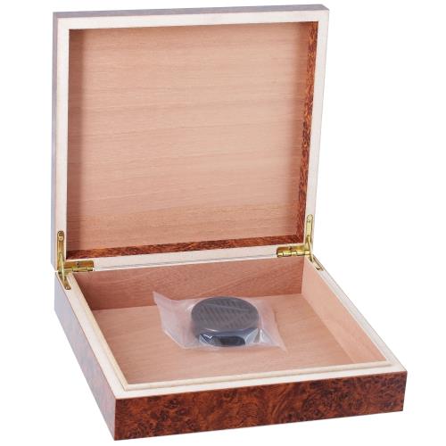 Humidor Supreme 20-Cigar Traveler Humidor, Burl
