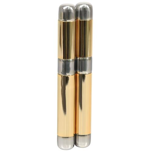 2-Finger Silver Cigar Tube