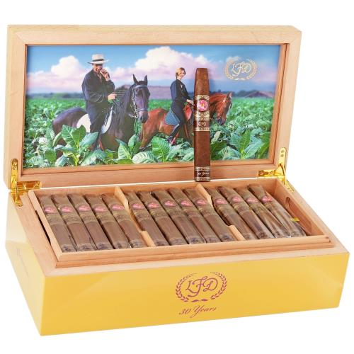 La Flor Dominicana 30th Anniversary 6 1/2 * 58, Box of 60