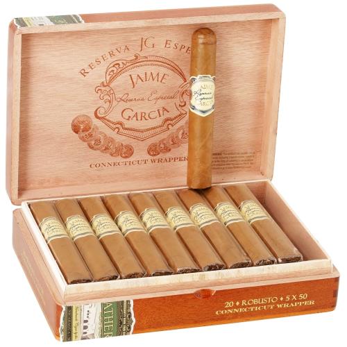Jaime Garcia Reserva Especial Connecticut Robusto 5  * 50, Box of 20