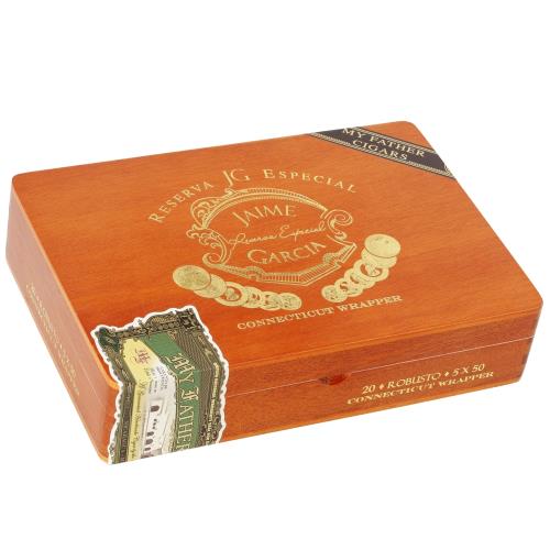 Jaime Garcia Reserva Especial Connecticut Robusto 5  * 50, Box of 20