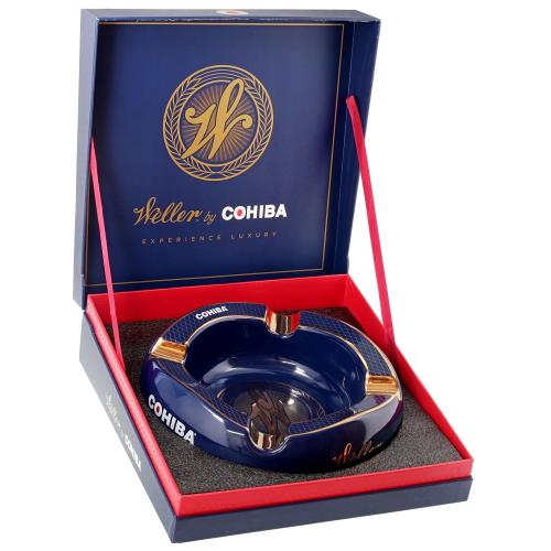 Weller by Cohiba Blue 4-Cigar Ashtray