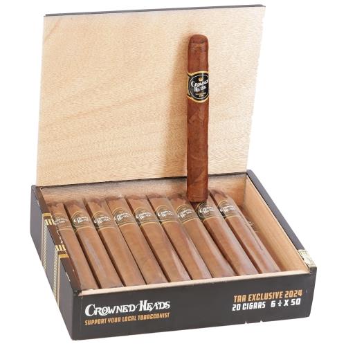 Crowned Heads TAA Exclusive 2024 6 1/4 * 50, Box of 20