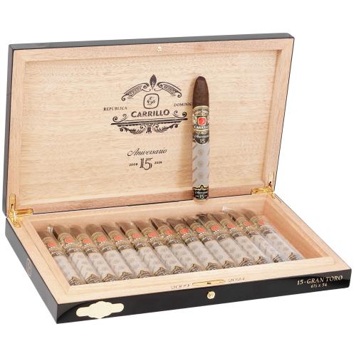 EP Carrillo 15 Year Anniversary 6 1/2 * 54, Box of 15