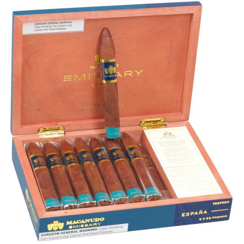 Macanudo Emissary Espana Torpedo 6  * 52, Box of 16