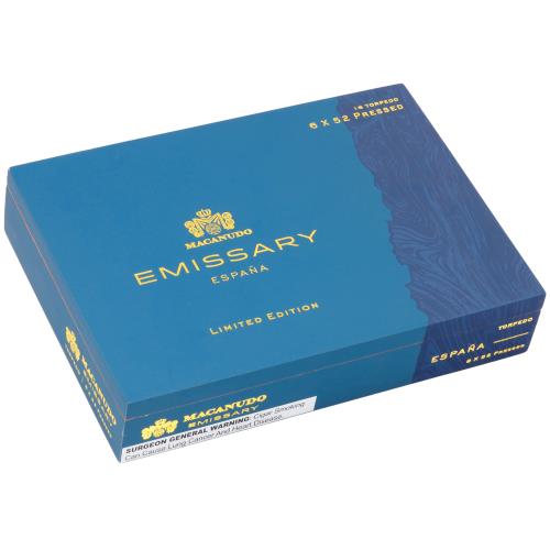 Macanudo Emissary Espana Torpedo 6  * 52, Box of 16