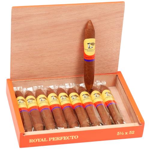 Aganorsa Leaf Supreme Leaf Royal Perfecto 5 1/2 * 52, Box of 10