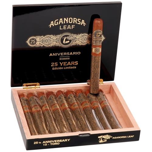 Aganorsa Leaf Aniversario 25 Edicion Limitada 6 1/4 * 52, Box of 10