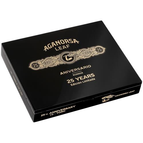 Aganorsa Leaf Aniversario 25 Edicion Limitada 6 1/4 * 52, Box of 10