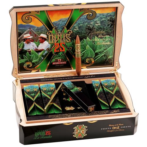 Arturo Fuente Fuente Opus X 25th Anniversary Perfecto 6 1/2 * 60, Box of 20