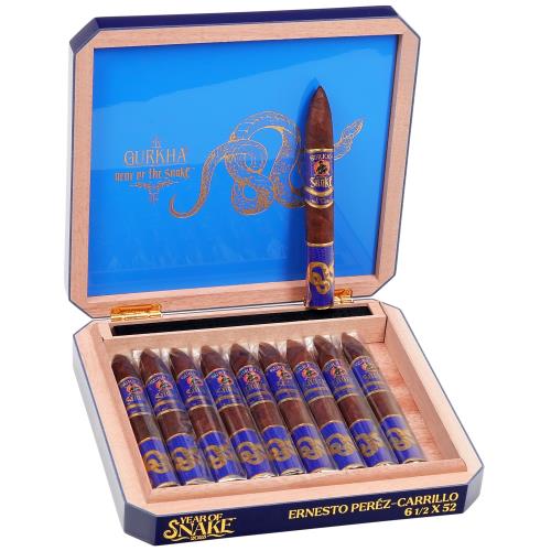 Gurkha Year of the Snake 2025 by EP Carrillo 6 1/2 * 52, Box of 10