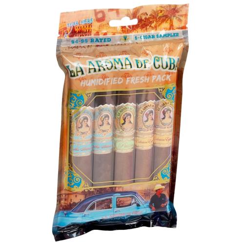 La Aroma de Cuba 94-95 Rated Fresh Pack 5-Cigar Sampler