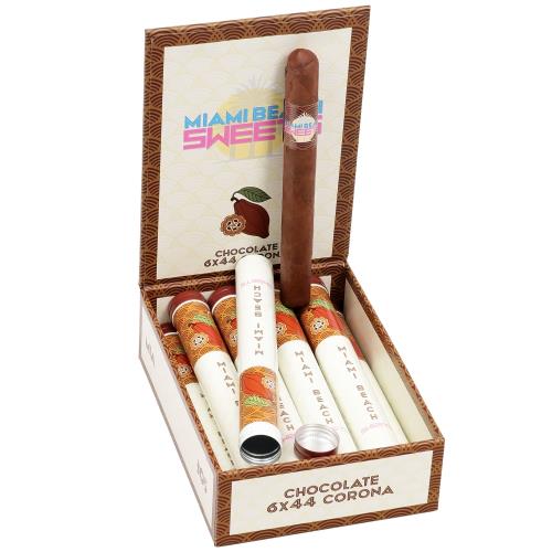 Miami Beach Sweets Chocolate Corona 6  * 44, Box of 10