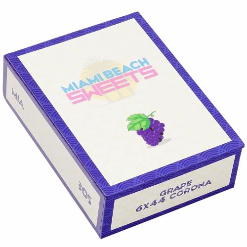 Miami Beach Sweets Grape Corona 6  * 44, Box of 10